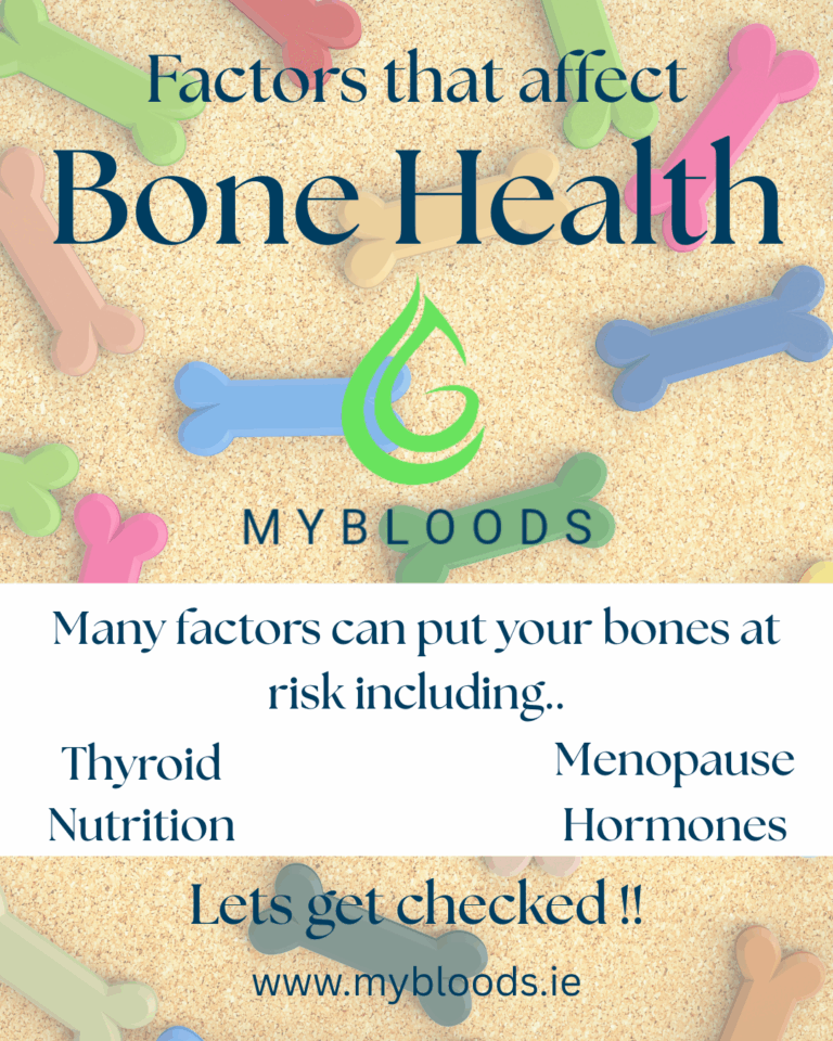 Discover the key factors that affect bone health, including menopause, hormones, thyroid and nutrition—plus how blood tests can help monitor your risk.