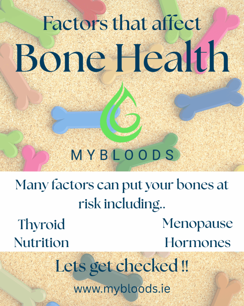 Discover the key factors that affect bone health, including menopause, hormones, thyroid and nutrition—plus how blood tests can help monitor your risk.