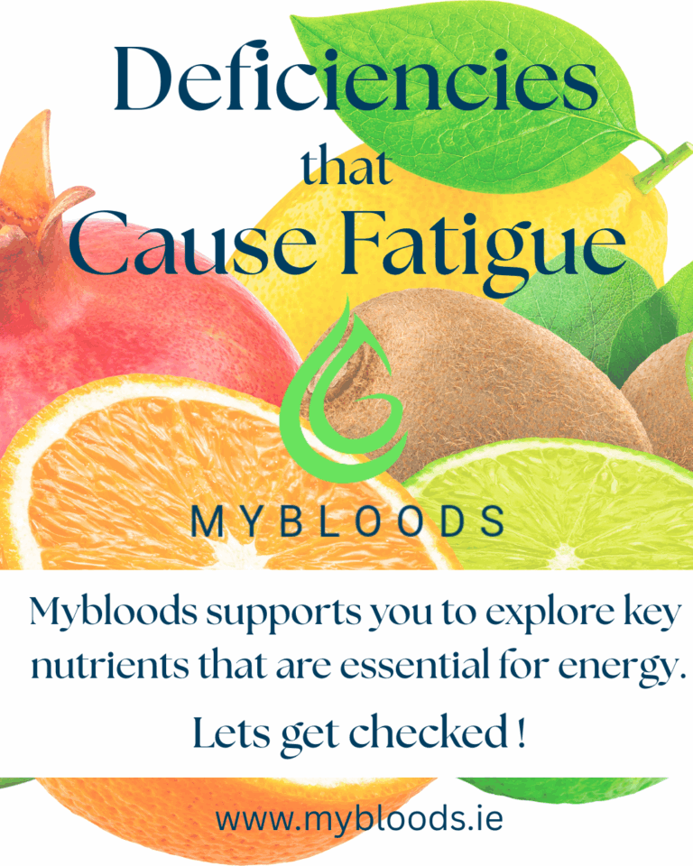 Discover the key vitamin and mineral deficiencies that cause fatigue, how to restore your energy through diet and supplements, and the benefits of a nutritional blood test with Mybloods.
